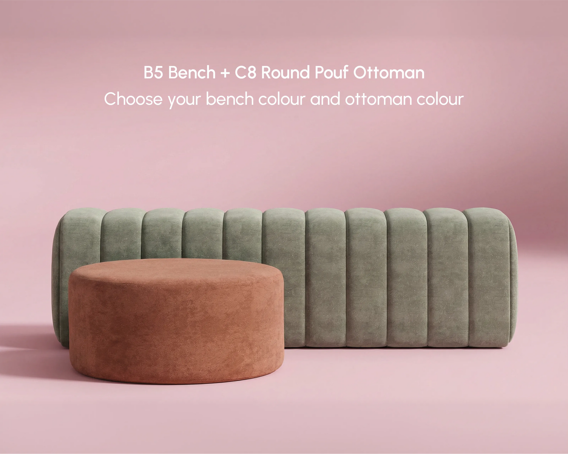 Bench & Pouf Serenity